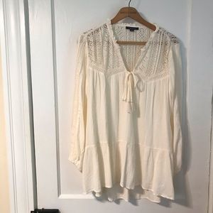 Cream blouse